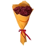 Букет из 5 одноголовых хризантем бигуди